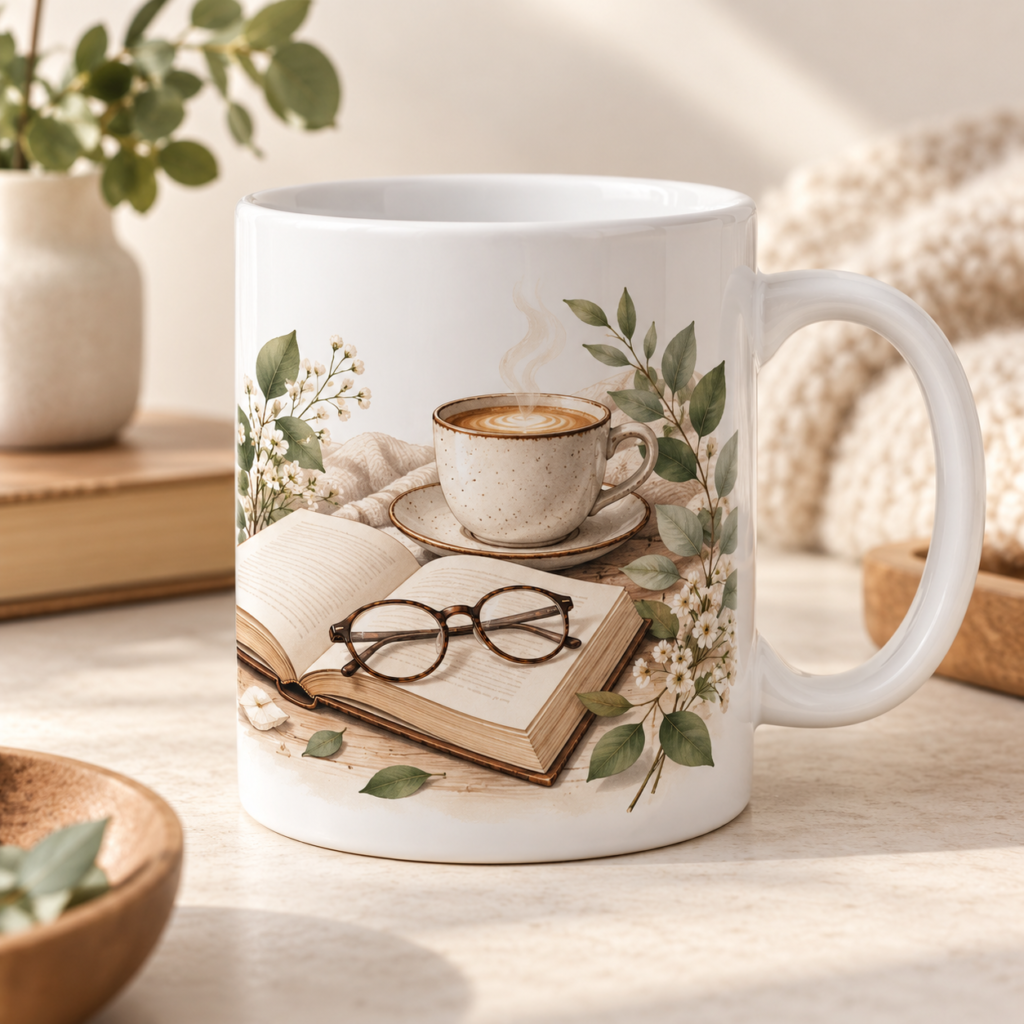 Bookish Morning Mug