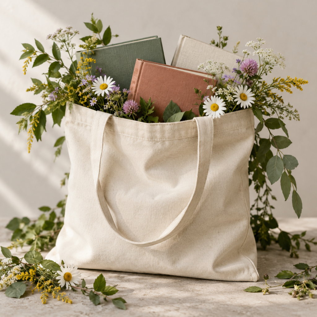 Paperback Garden Tote